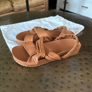 What For French brand leather sandals